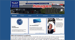 Desktop Screenshot of haugen-motor.no